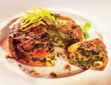 Grüne Frittata