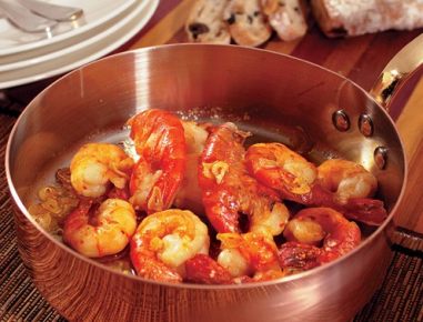 Krevetten mit Knoblauch