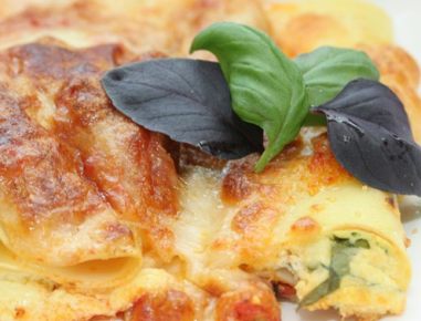 Ricotta-Basilikum-Cannelloni