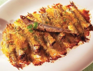 Sardinen aus dem Ofen