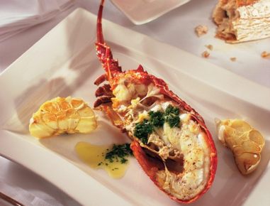Gegrillte Languste