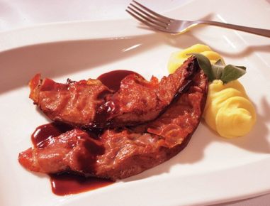 Saltimbocca von der Kalbsleber