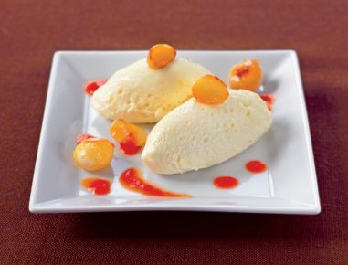 Weißes Schokolademousse