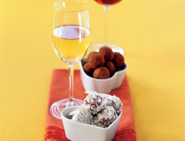 Rotwein-Truffes