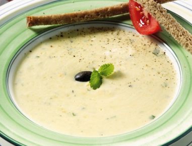 Kartoffel-Oliven-Suppe