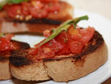 Bruschetta mit Tomaten