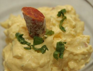 Salami-Ei-Aufstrich