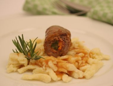 Rindsrouladen auf Wiener Art