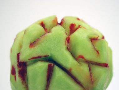 Offenes Hirn für das Halloween Buffet