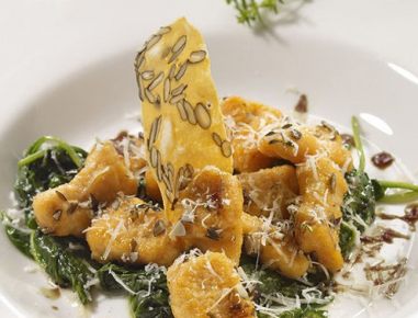 Kürbisgnocchi