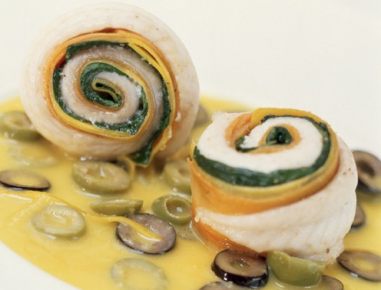 Seezunge mit Zitronen-Oliven-Sauce