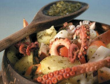 Griechischer Tintenfischsalat