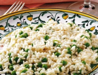 Erbsenrisotto