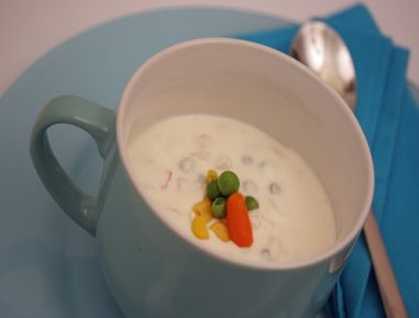Kalte Gemüse-Rahmsuppe