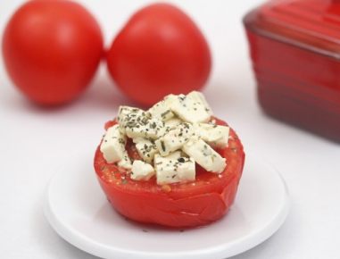 Tomaten mit Schafskäse