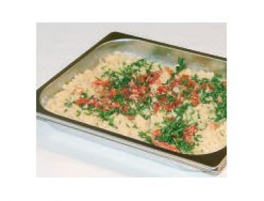 Risotto mit Rucola und Prosciutto
