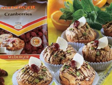 Haferkleie-Cranberry-Muffins