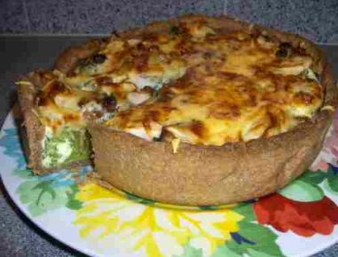 Broccoli-Apfel-Tarte