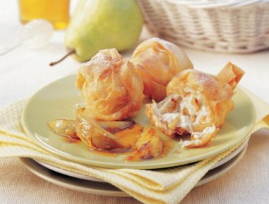 Ziegenbällchen im Strudelteig