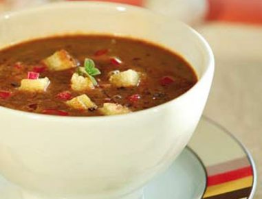 Steirische Bohnencremesuppe