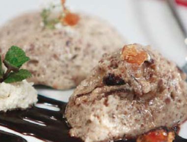 Süßes Bohnenmousse