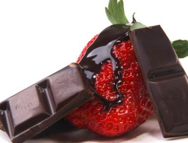 Erdbeeren mit Schokolade