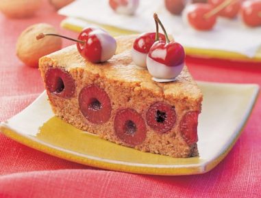Kirschen - Walnuss - Kuchen