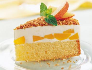 Pfirsichtorte