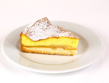 Apfelkuchen mit Eiercreme