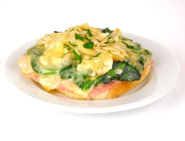 Spinat-Toast