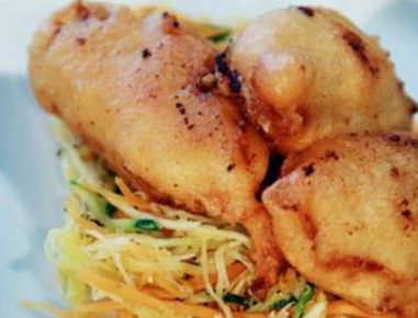 Schweinsfilet im Mostteig