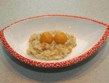 Kürbis Risotto
