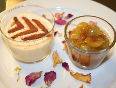 Sturm Tiramisu mit Muskattrauben