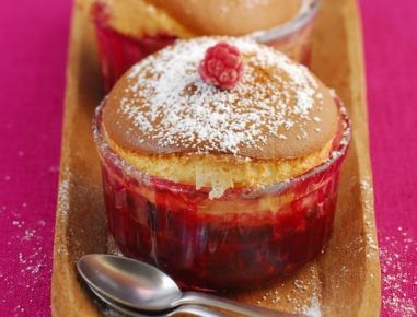 Topfen-Himbeer-Souffle