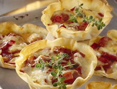 Scharfe-Mini-Pizzen
