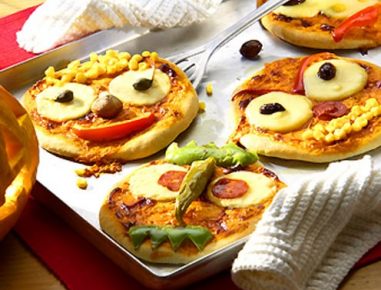 Totenkopf-Pizza