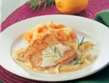 Putenschnitzel mit Zitronensauce
