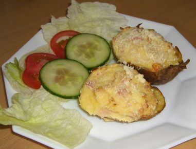 Überbackene Ofenkartoffeln