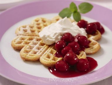 Kirsch-Waffeln