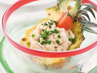 Ananas-Käse-Aufstrich light