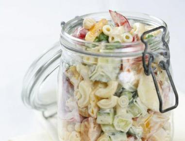 Bunter Nudelsalat