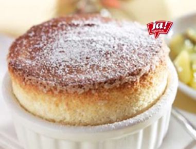 Orangen-Ingwer Topfensoufflé