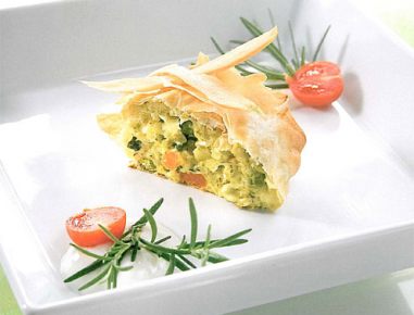 Kartoffel Gemüse Strudel