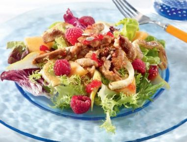 Fruchtiger Putensalat