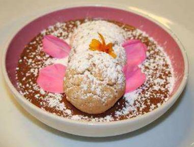 Schoko-Chili Mousse mit Ingwer Cookies