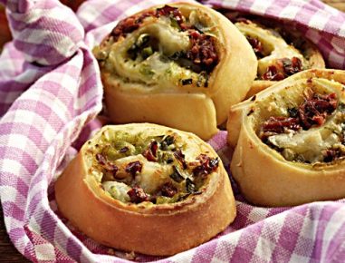 Pikante Pizzaschnecken