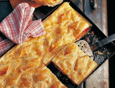 Apfel-Rotkraut Blechkuchen