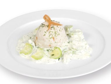 Schollenfilet mit Rahmzucchini