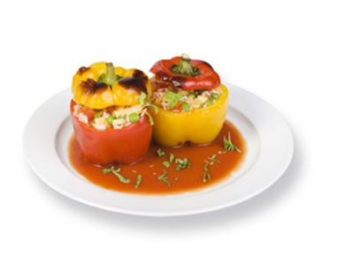 Gefüllte Paprika vegetarisch