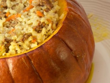 Kürbisrisotto